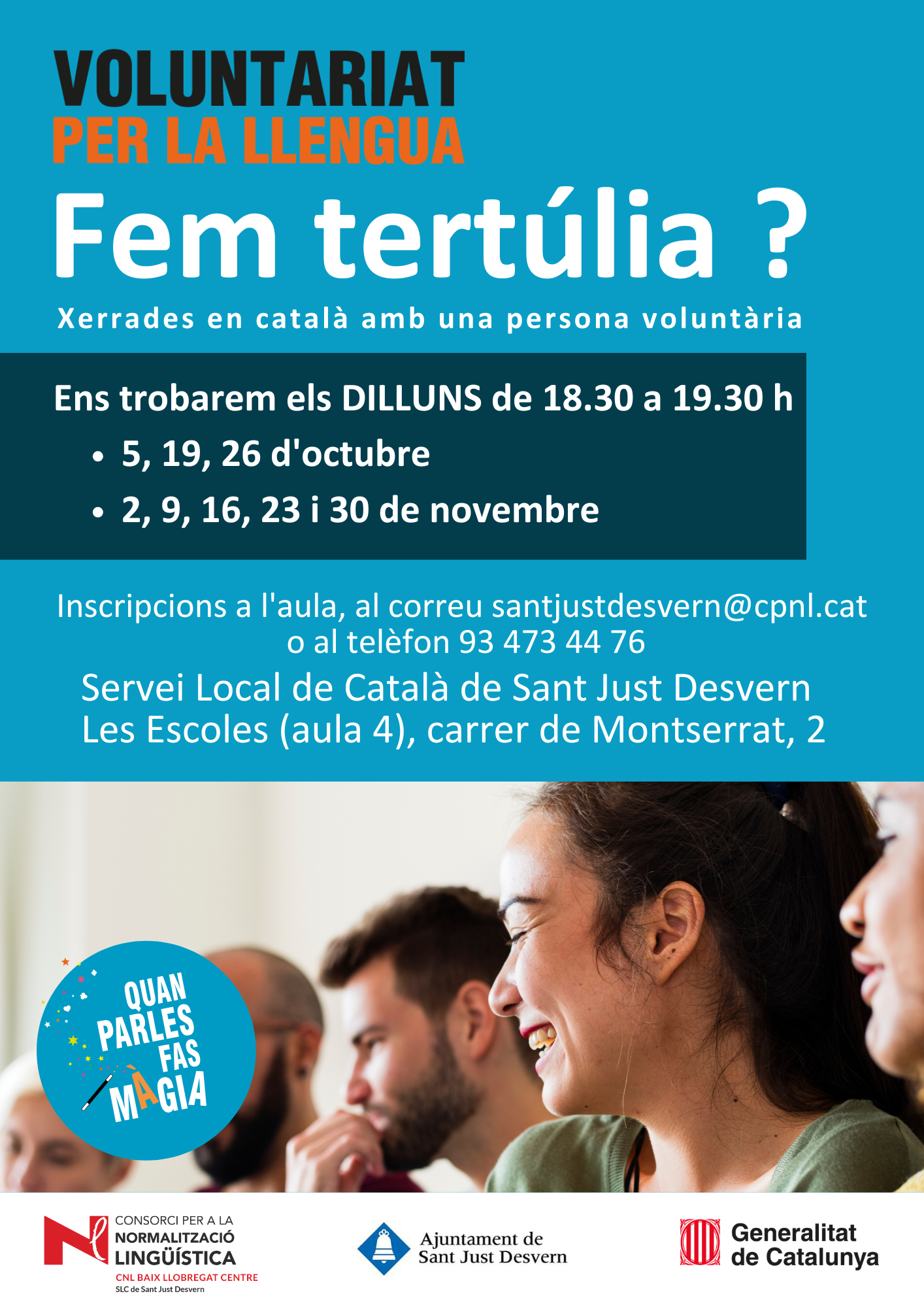 Fem tertúlia? Xerrades en català